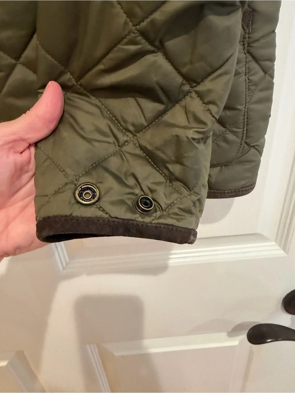 Polo by Ralph Lauren Quilted Olive Green Lightweight Jacket